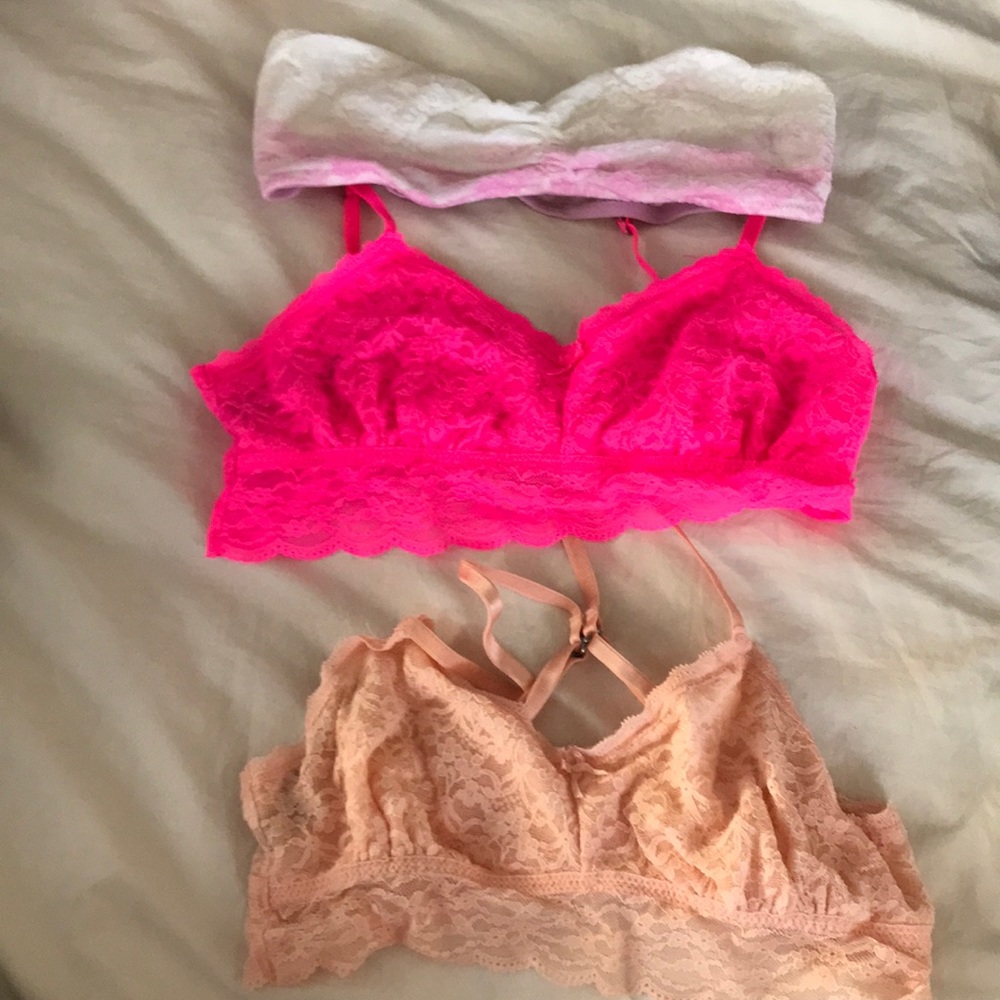 Lace bralettes